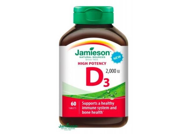 Jamieson Vitamin D3 2000 IU 60 tbl