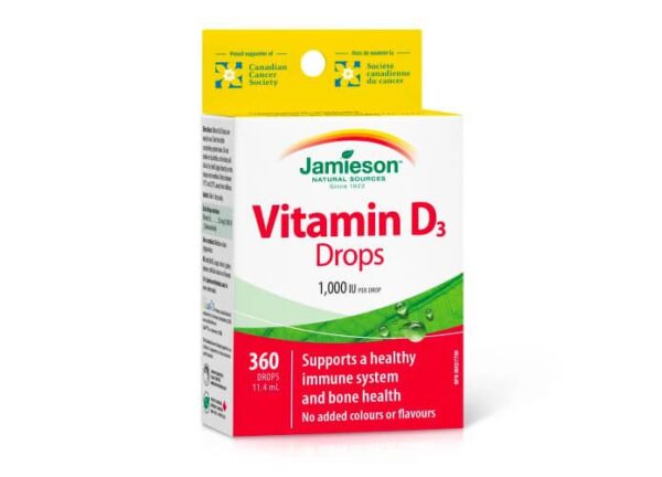 Jamieson Vitamin D3 1000 IU Drops