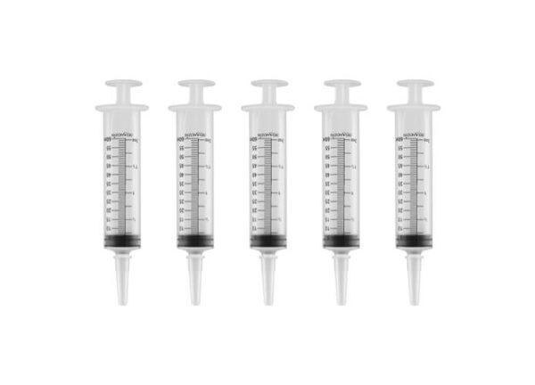 Catheter Tip Syringe with Cover 5 Pieces