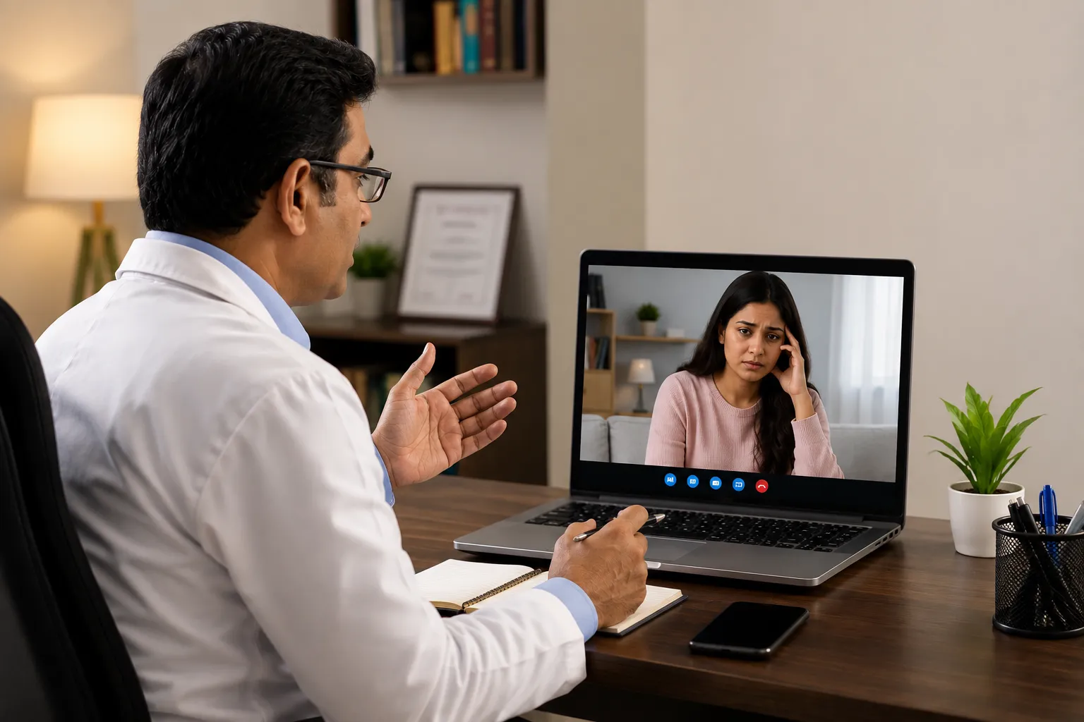 Online Psychiatric Consultation Service at Home